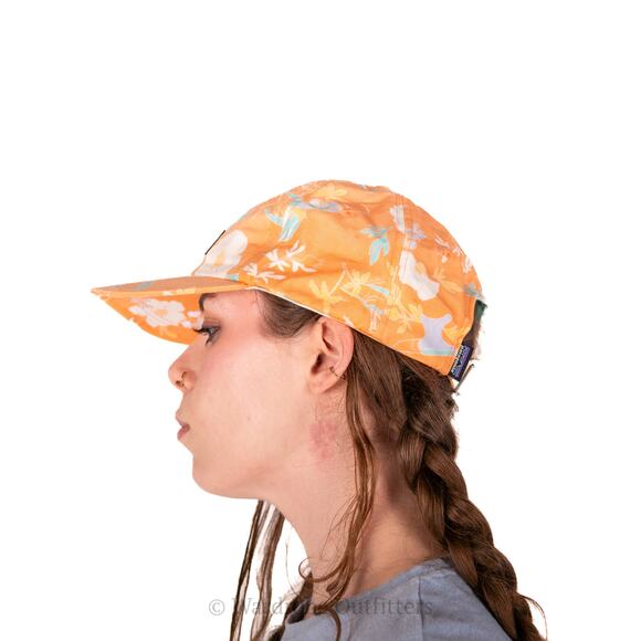 Patagonia Cream Orange Palm Surf Hat - Picture 4 of 8